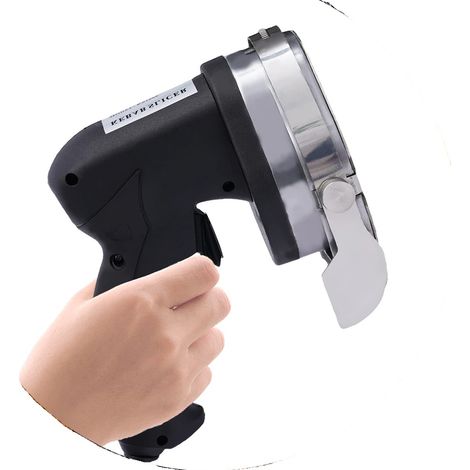Couteau à Kebab Électrique, Puissance 80W, Épaisseur de Coupe 1-8mm, 2 Lames, Matériau en Acier Inoxydable, Tension 220V (1/5)