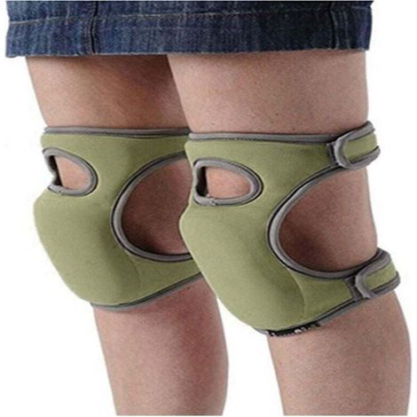 Pair of Ultra Soft Adjustable Eva Foam Gardening Knee Pads for Household Garden Work (1/4)