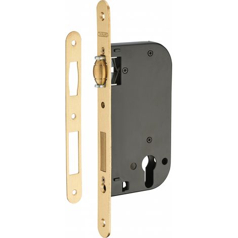 Thirard – Serrure électrique encastrable pour porte d'entrée – Tension 12V – Manoeuvrage à clé – Protection anti-crochetage – Entraxe 70mm – Largeur têtière 25mm