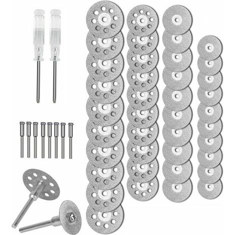 Disque de coupe en metal pour meuleuse a outils rotatifs Dremel 50x diamant (1/5)