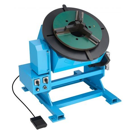 Positionneur de Soudage Rotatif Charge Horizontale 500 kg Table Tournante de Positionnement de Soudage 400 W pour Découpe,Meulage,Assemblage,Angle -45° à 90°,Plateau Tournant,0,2-2 tr/min (1/3)