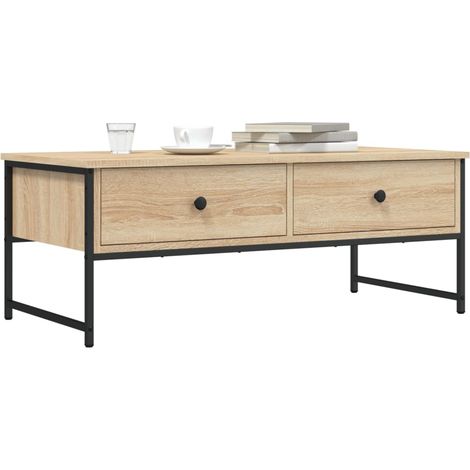 Couchtisch Sonoma-Eiche 101x49x39,5 cm Holzwerkstoff