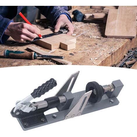 Abgewinkelter Lochpositionierer für Holzbearbeitung, Bohrer, Taschenlochvorrichtung (1/5)