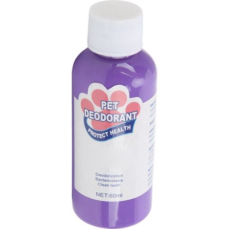 Spray buccal rafraîchissant pour l'haleine des animaux de compagnie (60 ml) - Élimine la mauvaise haleine - Nettoyage buccal et dentaire pour chiens et chats (1/5)