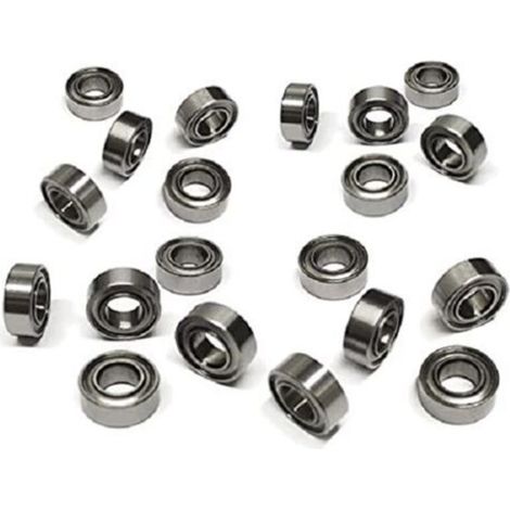 Lot de 20 roulements MR84ZZ à billes en acier de 4 mm x 8 mm x 3 mm