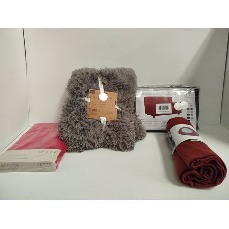 Lot de 4 - THE HOME DECO FACTORY SOGNI & CAPRICCI JETTE - Linge de maison et décoration - Coton et Polyester - Confort et protection - Voir photos (1/5)