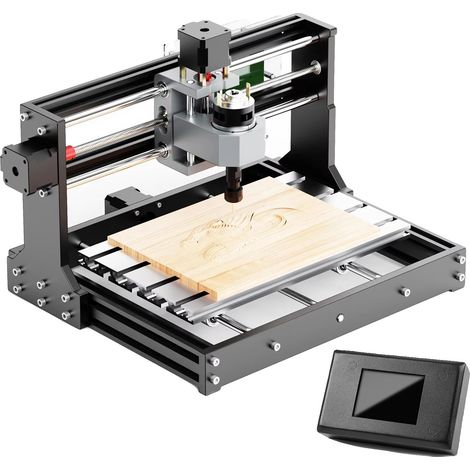 Fresadora CNC, alta precisión, diseño compacto, kit de 4 piezas (1/2)