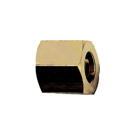 Manchon égal double 0155. laiton. femelle 1-4 BSPP cylindrique - PARKER HANNIFIN FRANCE SAS