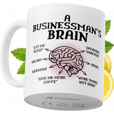 Lustige Kaffeetasse für Geschäftsleute mit witzigem Textdesign – ideal für Geburtstage, Namenstage und Feiertage. Hochwertige Tasse für besondere Anlässe im Büro oder Homeoffice. Farbe: Weiß, 330 ml.
