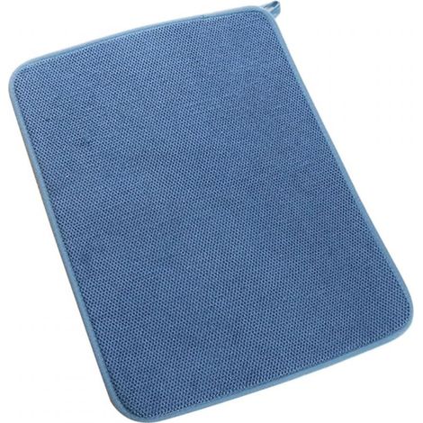 Placemat Absorbant Rapide Séchage - Fibres Fines - Pour Assiettes Bol Tasses Sous-Verres - Cuisine Salle À Manger - Lot De 4 (1/5)