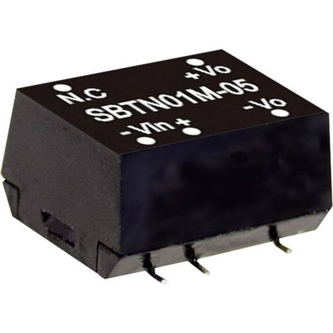 Module convertisseur CC/CC Mean Well SBTN01N-05 Nbr. de sorties: 1 x 200 mA 1 W 1 pc(s) Q128932 (1/2)