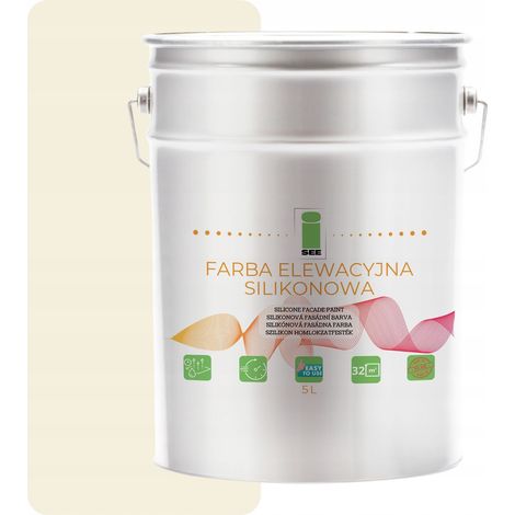 VERNICE PER FACCIATE AL SILICONE BIANCO BEIGE CHIARO 5L + ANTIALGA (1/5)
