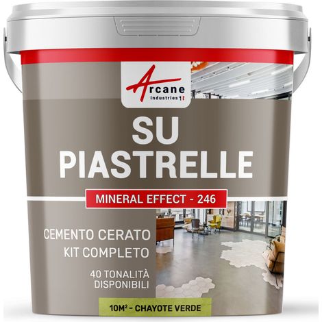 Microcemento su piastrelle - 10 m² (in 2 strati) Chayote Verde - ARCANE INDUSTRIES