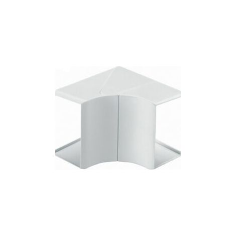 Angle intérieur pour goulotte 40 x 25 mm – Blanc – Angle variable 85 à 95° – Montage par clipsage – Résistance chocs IK07 – Planet Wattohm