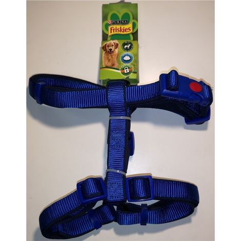 Harnais Extra-Soft Bleu pour chien - Taille M-L - Friskies Purina