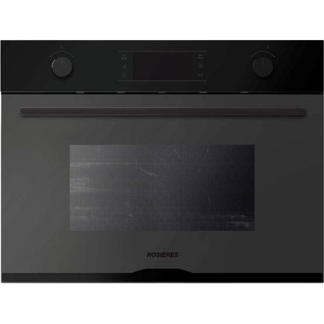 Four combiné micro-ondes Gril ROSIERES RMC44NSM2 - 44L - 3350W - Noir matte