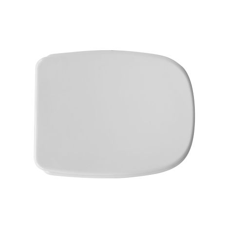 Abattant WC universel D301 en thermodurcissable Abattant WC blanc 43,3 x 35,9 cm avec charnie'res re'glables