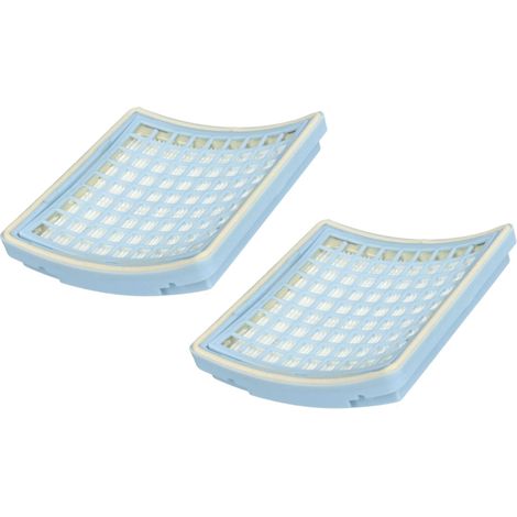 2x Trade-Shop HEPA-Filter / Hygienefilter / Abluftfilter kompatibel mit Miele Swing H1, S192, S193, S194, S195, S140, S141, S142, S143, S144, S145 (1/2)