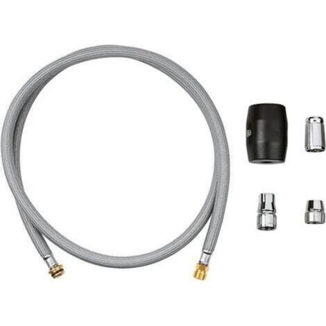 Robinet de cuisine flexible avec douchette extractible – Longueur 1425 mm – Compatible modèles Grohe – Tressé en nylon (1/2)