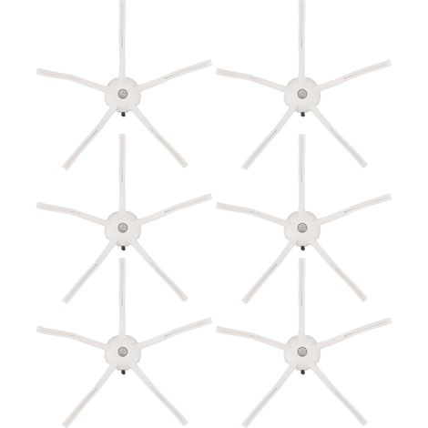 Silikon-Seitenbürsten für Xiaomi Roborock S7/S6/S5/S4/E Saugroboter – 6er-Pack Ersatzteile (1/5)
