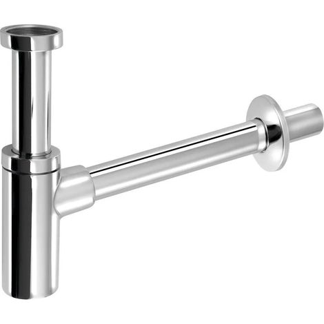 Siphon de lavabo Bruckner 5/4", DN32, rond, chromé (1/4)