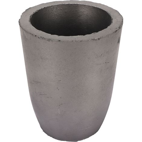 Creusets en carbure de silicium et graphite pour fonderie, pour la fusion, le moulage et le raffinage de l'aluminium, de l'or, de l'argent, du cuivre, du fer et du zinc. Neuf, lot de 6. (1/5)