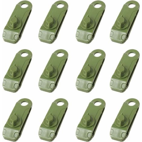 Tarpaulin clips, plastic tent clips, small eyelet clips for awnings, sun sails for the garden, outdoor activities (1/5)