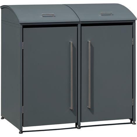 Westmann Boîte à ordures en métal Moderna 2 2x240 L (1/5)