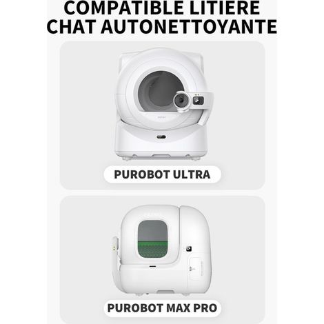 Recharge de Désodorisant pour Litière Chat Auto-Nettoyante Bloc Anti-Odeur Naturel