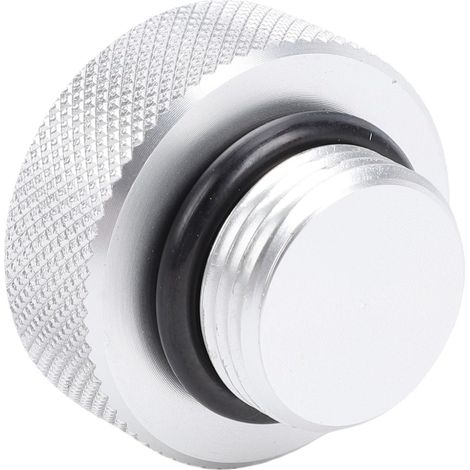 CNC6063 Vis de Remplissage d'huile Moteur en Aluminium 650 GT 650, Himalayan, Scram 411, 350 (SILVER) (1/4)