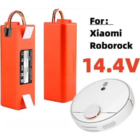 Batterie pour aspirateur robot Xiaomi Roborock 14,4 V 5200 mAh, compatible avec les modèles S5, S50, S51 et S55 (1/5)
