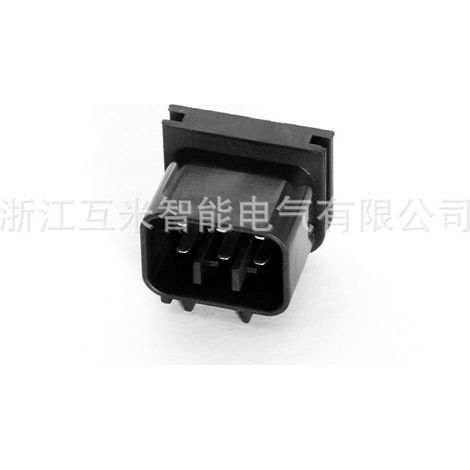 Domestic automotive connector, suitable for automotive connector PCB board end 6-hole bent pin DJ70621-2.3-10 (1/3)