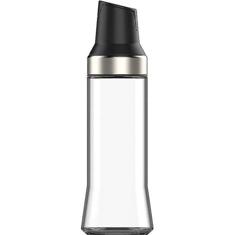 Distributeur d'huile d'olive et de vinaigre, bouteilles avec interrupteur et bec verseur en verre, récipient de rangement pour la cuisine (1/2)