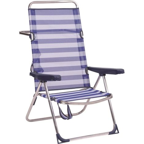 Silla de Playa Alco Azul 65 x 60 x 100 cm
