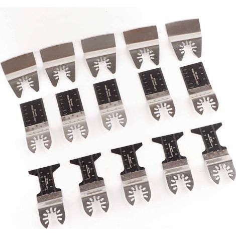 Accessoires pour outils pivotants, accessoires à dégagement rapide de type ouvert, accessoires pour coupe-bordures multifonctionnels, ciseaux bimétalliques courbes de 34 mm et 45 mm, vendus par lots d (1/5)