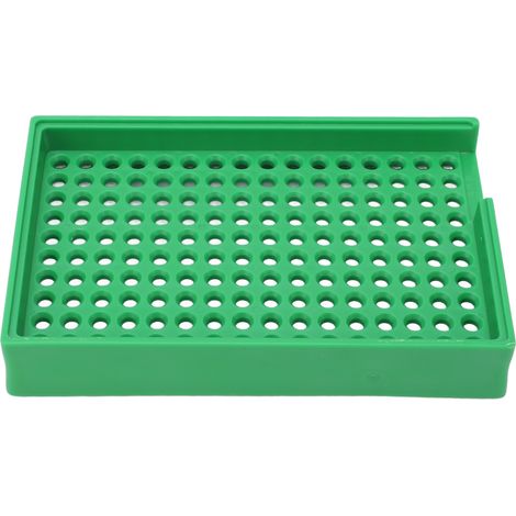 Plateau à vis en polypropylène à fentes, 3,5-4,0 mm, 160 trous, antistatique, pour outils de travail. (1/5)