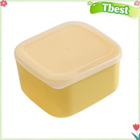 Tbest Récipient à fromage en tranches (L)Fromage Tranché Récipient Réfrigérateur Plastique Boîte De Rangement OB art livre L Petite (1/5)