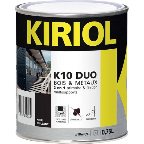 Rostschutzfarbe K10 Duo COMUS Brillant Schwarz 2.5L - A005357