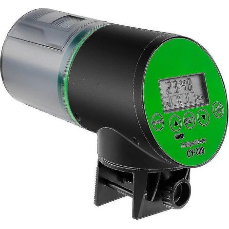 Distributeur Automatique de Nourriture pour Aquarium, Rechargeable USB avec Minuterie et Écran LCD (1/5)