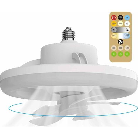 Ventilador de techo ZOLGINAH 48W Ventiladores de techo con luces y control remoto Plafón LED de 3 colores con ventilador de 3 velocidades (1/5)