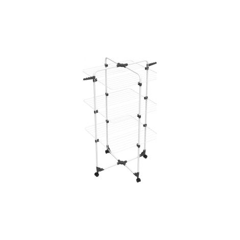 Vileda 174122 Modular 3 Stendibiancheria a Torre 30m 3 Livelli 6 Griglie Snodo Modulabile Ruote Piroettanti colore Bianco (1/2)