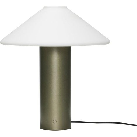 Hubsch Interior Orbit lampada da tavolo verde scuro (1/2)