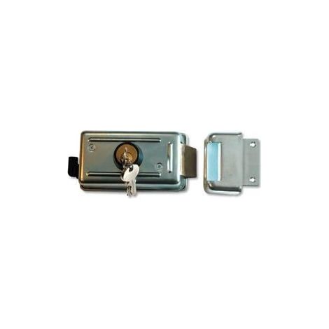 Somfy – Serrure électrique avec canon 24V – Accessoire Axovia Multi Pro – Livrée avec 3 clés – Pour motorisation de portail