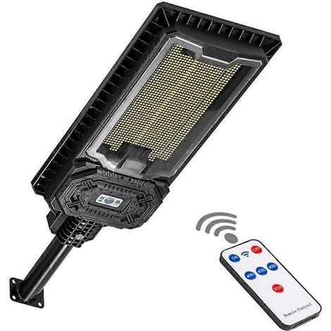 Lampe solaire d'extérieur étanche pour jardin, ultra-lumineuse, à détection de présence, avec 98 LED (1/5)