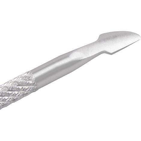 Repousse-cuticules en acier inoxydable, outil de manucure pour retirer les peaux mortes des ongles (1/5)