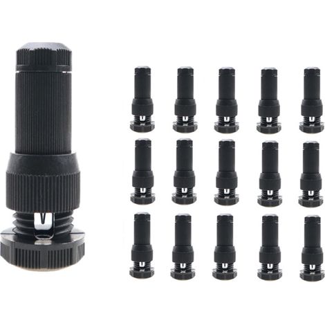 Connecteur Fils Éclairage Paysager - Pour Câbles Basse Tension 12 V - Jardin Extérieur Terrasse Patio - Lot de 16 (1/5)
