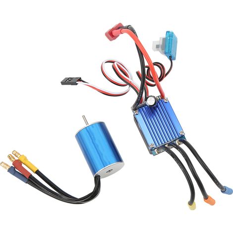 Kit de mise à niveau pour voiture RC Traxxas/HSP/Wltoys 1/16/1/18 : moteur brushless 2435 4500 KV et variateur brushless 25 A. (1/5)
