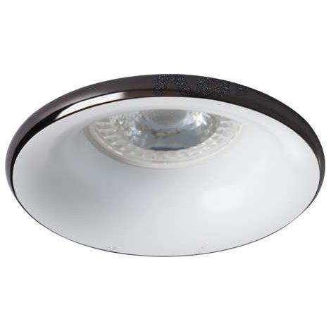 Porta spot integrato 70mm rotondo Antracite / bianco (1/3)