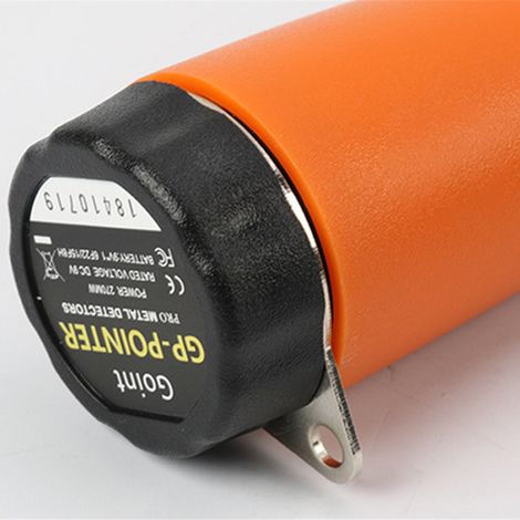 Handmetalldetektor mit schneller Erkennung, robustes ABS-Gehäuse, tragbarer Metallsucher-Scanner für die Innenüberwachung, Orange (1/5)