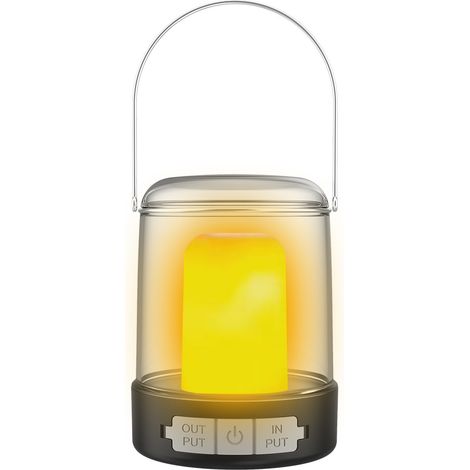 Lampe de camping multifonctionnelle avec effet feu - AquaForge (1/5)